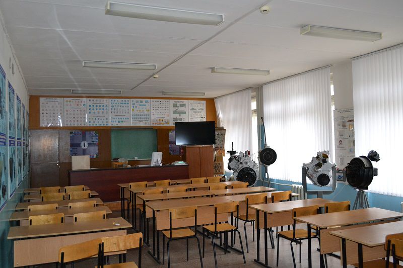 Учебный класс автошколы ДОСААФ